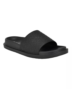 Мужские шлепанцы Vartino Elevated Slip On для бассейна, черный Guess