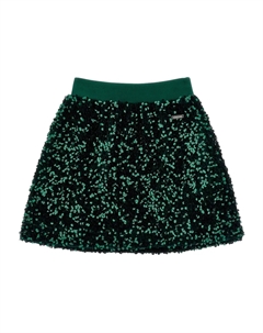 Юбка с пайетками, зеленый Monnalisa