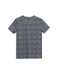 Футболка активная Big Boys Husky Performance, черный Lands' end