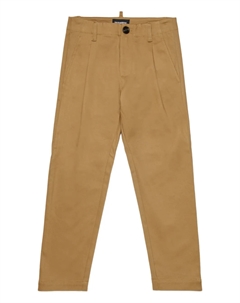 Брюки с вышитым логотипом, нейтральный Dsquared2 kids