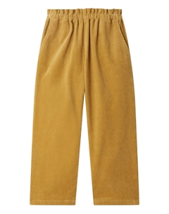 Брюки из вельвета с эластичной талией, желтый Bonpoint
