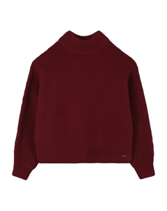 Детский свитер с ребристым воротником, красный Michael kors kids