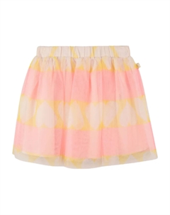 Юбка из тюля с принтом, розовый Billieblush