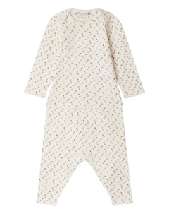 Пижама Timi с цветочным принтом, нейтральный Bonpoint