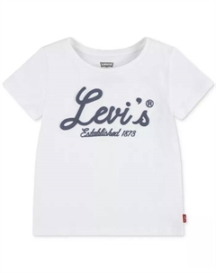 Футболка с графическим принтом Big Girls Script Logo, белый Levi's®