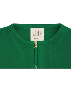 Органическая хлопковая вязаная кимоно-рубашка, зеленый Vild house of little