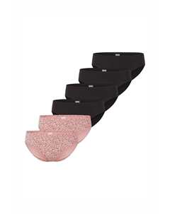 Трусы-брифы 6ER PACK, фуксия Schiesser