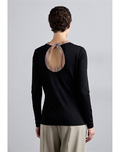 Топ с длинными рукавами, черный Paul smith