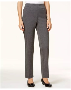 Классические элегантные брюки с зауженным силуэтом на резинке, серый Alfred dunner