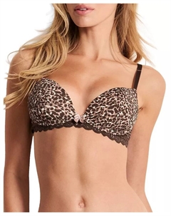 Женский бюстгальтер Shea Push Up Plunge с эффектом пуш-ап, коричневый Adore me