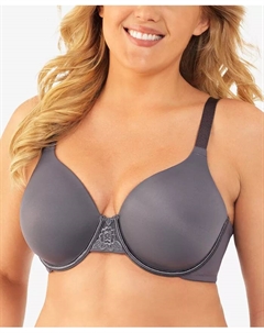 Бюстгальтер с эффектом коррекции фигуры Beauty Back Smoothing Full-Figure Contour 76380, серый Vanity fair