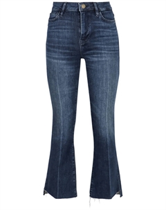 Укороченные джинсы bootcut, синий Frame