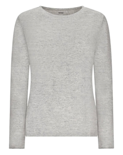 Свитшот с круглым вырезом, серый Not shy