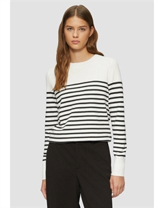 Свитер GESTREIFTER PULLOVER, слоновая кость S.oliver