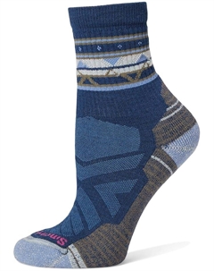 Носки Hike Light Cushion Zig Zag Valley Mid Crew Socks, цвет Alpine Blue Smartwool