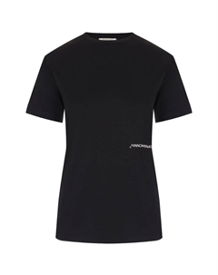 Черная хлопковая футболка, черный Hinnominate