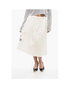 Юбка миди из хлопковой смеси PENN-RICH с карманами, белый Woolrich