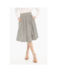 Юбка Flared Awning Striped Longuette, белый Woolrich