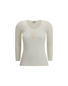 Топ с длинным рукавом, кремовый Isabel marant