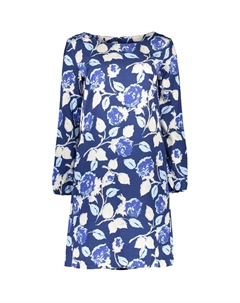 Синее вискозное платье, синий Gant