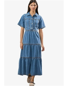 Платье из денима WESTERN REGULAR FIT, синий Next