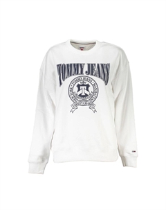 Белый хлопковый свитер Tommy hilfiger