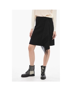 Юбка-халат с бахромой, черный Woolrich