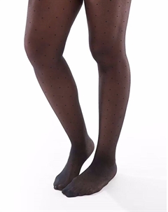 Колготки MOM для беременных плотностью 20 ден, черные, в горошек Lindex