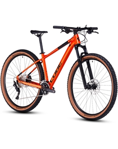 Велосипед хардтейл Attention, fireorange´n´black Cube