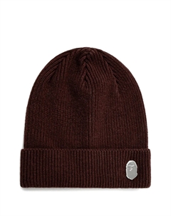 Шапка-бини BATHING APE из смеси шерсти, коричневый A bathing ape®