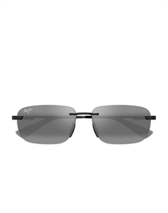 Солнцезащитные очки без оправы с тонированными стеклами, серый Maui jim