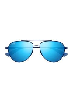 Солнцезащитные очки матово-синего цвета, синий Maui jim