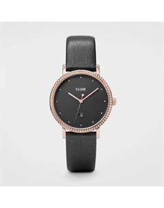 Серые кожаные часы, серый Cluse