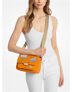 Сумка-Мессенджер Bradshaw среднего размера с декором, оранжевый Michael kors