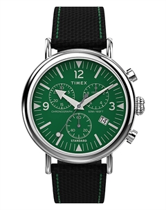 Часы STANDARD CHRONOGRAPH, черный Timex
