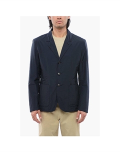 Однобортный блейзер с накладными карманами, синий Woolrich