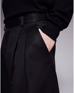 Fedix брюки строгого покроя черного цвета Hugo red