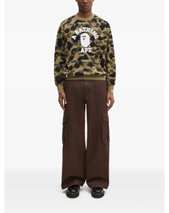 Толстовка с камуфляжным принтом Ape Head, нейтральный A bathing ape®