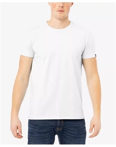 Мужская базовая футболка с круглым вырезом и коротким рукавом, белый X-ray