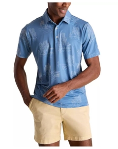 Мужская поло для гольфа The Golf Course Willow Performance, синий Chubbies