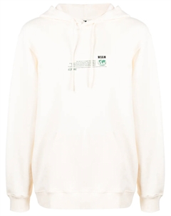 Худи с принтом Fantastic Green Future, нейтральный Msgm