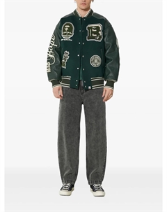 Бомбер со вставками, зеленый A bathing ape®