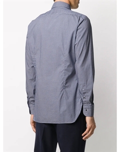 Рубашка с принтом, синий Barba