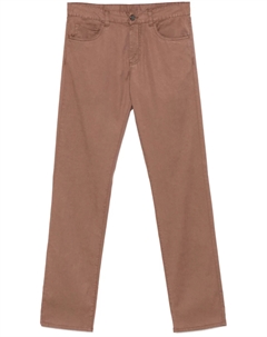 Твиловые брюки, коричневый Canali