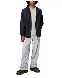 Мужская водонепроницаемая худи с капюшоном на молнии Essential, черный Rains