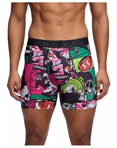 Мужские функциональные боксеры с сетчатыми вставками и принтом Performance Tech Mesh Graphic, 6", мультиколор Under armour
