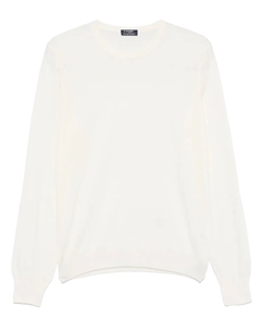 Свитер тонкой вязки, белый Barba