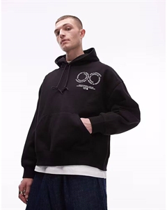 Толстовка с принтом и ротацией в черном цвете Carhartt wip