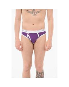 Хлопковые трусы с логотипом на поясе, фиолетовый Dsquared2