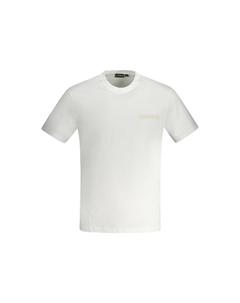 Белая хлопковая футболка, белый Napapijri